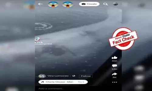 FactCheck : భారీ సముద్ర జీవికి సంబంధించిన వీడియో కెమెరాలో చిక్కుకుందంటూ సోషల్ మీడియాలో వైరల్..?