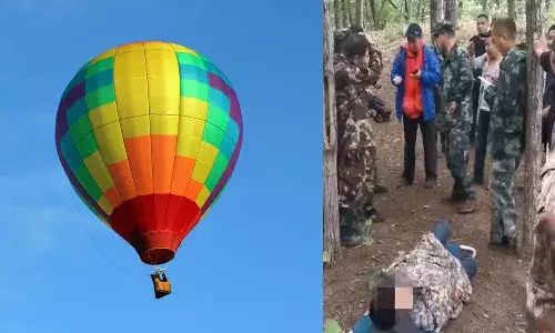 ఆ ప‌ని చేస్తుండ‌గా హైడ్రోజ‌న్ బెలూన్ తాడు తెగింది.. 2 రోజులు గాలిలోనే