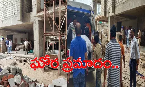 ఘోర ప్రమాదం.. లిఫ్ట్ కూలి ఏడుగురు దుర్మరణం
