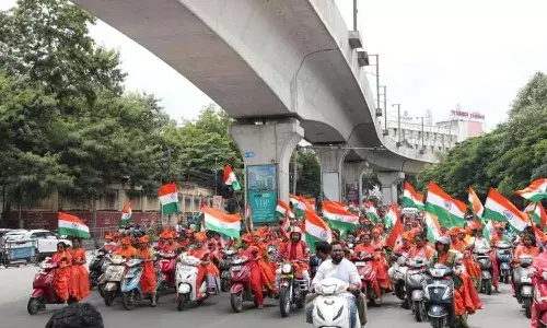 హైదరాబాద్ విమోచన దినోత్సవం: బీజేపీ మహిళా మోర్చా ఆధ్వర్యంలో బైక్ ర్యాలీ
