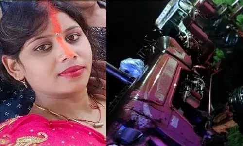 రికవరీ ఏజెంట్ల దాష్టికం.. గర్భిణిని ట్రాక్టర్తో తొక్కించి