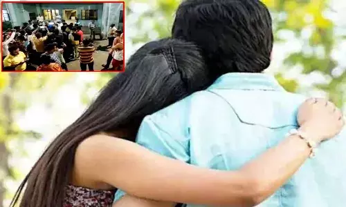 ఏఎస్సైతో ఏకాంతంగా భార్య.. మనస్థాపంతో భర్త ఆత్మహత్య