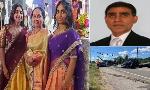 తానా బోర్డు డైరెక్టర్ ఇంట విషాదం.. రోడ్డు ప్రమాదంలో భార్య, ఇద్దరు కుమార్తెల దుర్మరణం