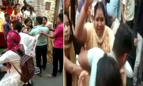 పండగ పూట భర్తను చితకబాదిన భార్య.. గర్ల్ఫ్రెండ్తో షాపింగ్ వెళ్తే అంతేగా
