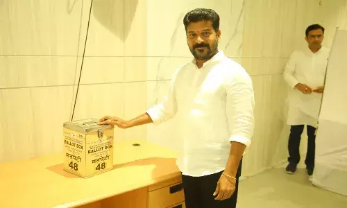 ముగిసిన కాంగ్రెస్ అధ్యక్ష ఎన్నికల పోలింగ్ ప్రక్రియ
