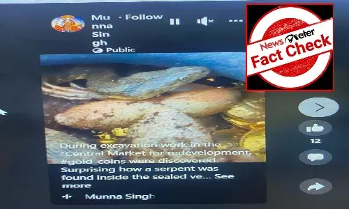 FactCheck : మంగళూరులో బంగారు నాణాలతో ఉన్న కలశం దొరికిందా?