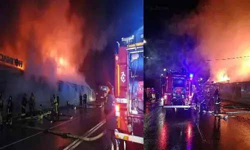 కేఫ్లో అగ్నిప్రమాదం.. 15 మంది సజీవ దహనం