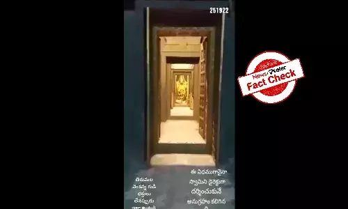 ఈ వీడియో తిరుమల వెంకటేశ్వర స్వామి గుడిలోనిదా?!