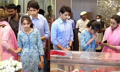 తాతయ్య కృష్ణ మరణంతో సితార భావోద్వేగం.. ఎమోషనల్ పోస్ట్