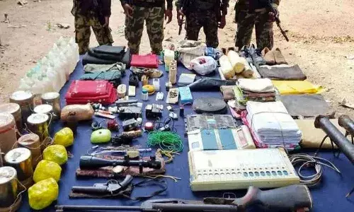 ఆంధ్రా, ఒడిస్సా సరిహద్దులో భారీ డంప్ స్వాధీనం