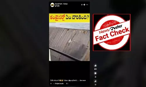 FactCheck : సముద్రంలో దొరికిన కంటైనర్ లో ఐఫోన్లు దొరికాయా ?
