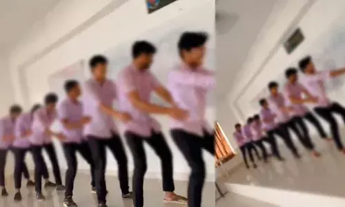 క్లాస్‌ రూమ్‌లో డ్యాన్స్‌.. 8 మంది విద్యార్థుల సస్పెండ్‌