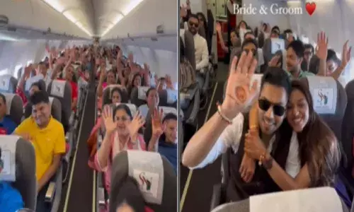 పెళ్లికి వచ్చే అతిథుల కోసం.. విమానాన్ని బుక్ చేశారు
