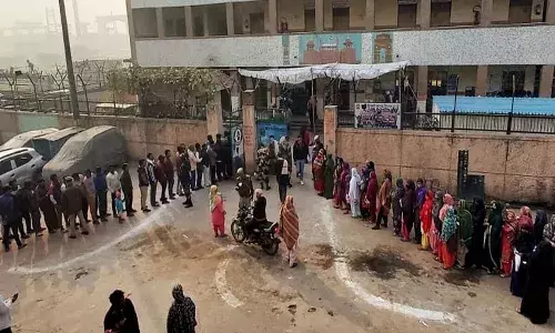 ఢిల్లీ మునిసిపల్ కార్పొరేషన్ ఎన్నికలు.. మందకోడిగా ఓటింగ్