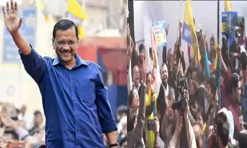 ఢిల్లీ మున్సిపల్ ఎన్నికలు.. ఆధిక్యంలో ఆప్.. సంబురాల్లో పార్టీ శ్రేణులు