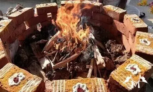 బీఆర్‌ఎస్‌ కార్యాలయంలో రాజశ్యామల యాగం ప్రారంభం