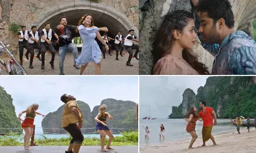 ఆల్ మోస్ట్ పడిపోయిందే వీడియో సాంగ్.. విశ్వక్ డ్యాన్స్, నివేత అందాలు