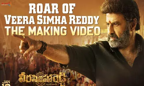 రోర్ ఆఫ్ వీరసింహారెడ్డి..  గూస్బంప్స్ తెప్పిస్తున్న మేకింగ్ వీడియో