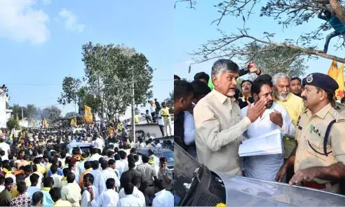 కుప్పంలో పోలీసులతో పార్టీ కార్యకర్తల వాగ్వాదం.. టీడీపీ కార్యకర్తలపై ఎఫ్ఐఆర్