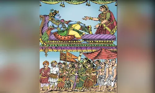 గోదా గోవింద గీతం : నిశ్చింతగా మఱ్ఱాకుమీద తేలు నీలి మణి వర్ణుడా
