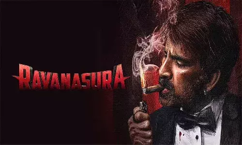 సాంగ్ షూట్ లో రవితేజ రావణాసుర