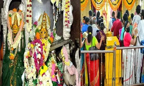 వసంత పంచమి వేడుకలు.. అమ్మవారికి పట్టువస్త్రాలు సమర్పించిన మంత్రి ఇంద్రకరణ్ రెడ్డి