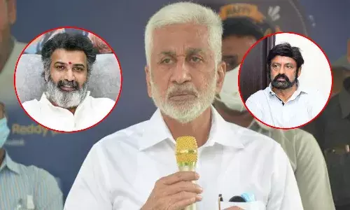 తారకరత్నను చూసేందుకు ఆసుపత్రికి వెళ్లిన విజయసాయిరెడ్డి.. బాలకృష్ణకు కృతజ్ఞతలు తెలిపారు