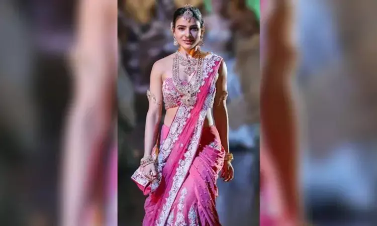 శాంకుతలం కోసం సమంత 30 కేజీల చీర కట్టిందా?