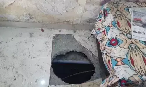 15 అడుగుల సొరంగం తవ్వి చోరీకి యత్నం.. చివరికి క్షమించండంటూ నోట్