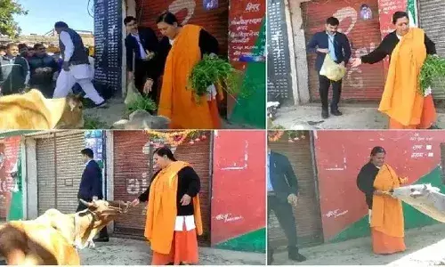 మద్యం దుకాణం ఎదుట మాజీ సీఎం నిరసన.. గతేడాది కూడా ఇదే వైన్ షాప్..!