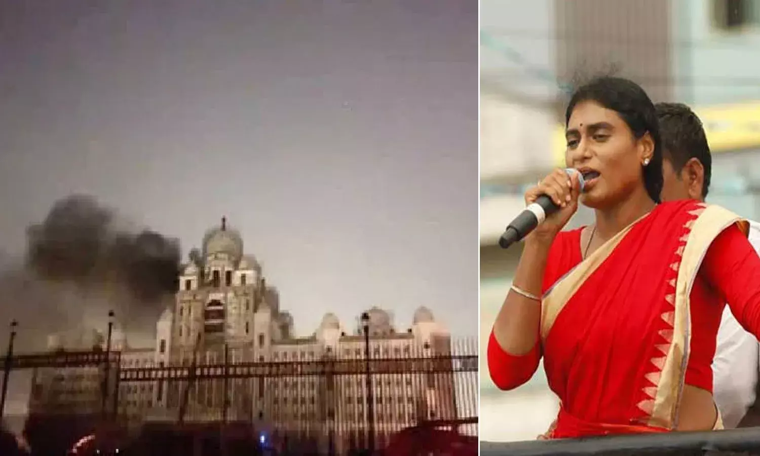 సచివాలయ అగ్నిప్రమాదం.. సీఎం కేసీఆర్‌పై ష‌ర్మిల సెటైర్లు
