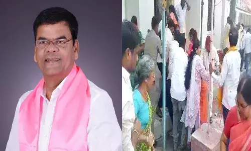 సీఎం కేసీఆర్ పుట్టిన రోజు వేడుకల్లో అపశృతి.. ఎమ్మెల్యేకు గాయాలు..!