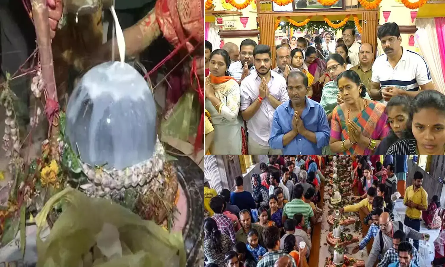 తెలుగు రాష్ట్రాల్లో శివ‌నామ‌స్మ‌ర‌ణ‌తో మార్మోగుతున్న శైవక్షేత్రాలు
