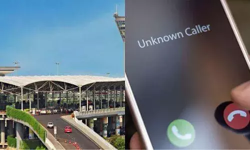 శంషాబాద్ ఎయిర్ పోర్టుకు బెదిరింపు కాల్