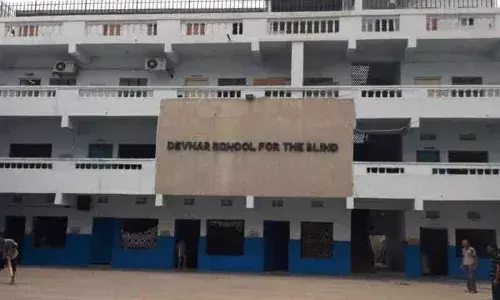 Begumpet, Visually challenged student,  Devanar School,