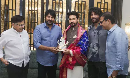 Union Minister Anurag Thakur, Chiranjeevi, Nagarjuna, Hyderabad, Tollywood