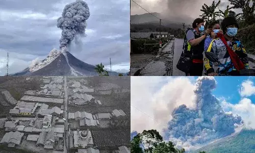 Indonesia, Mount Merapi volcano
