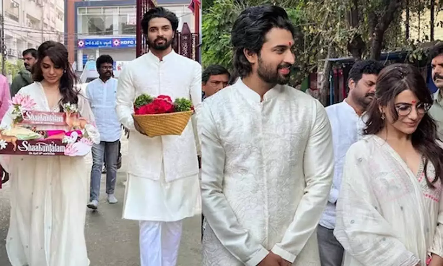 పెద్దమ్మతల్లి ఆలయం వద్ద సమంత.. ఆమెతో ఎవరెవరు ఉన్నారంటే..?