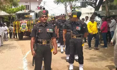 ముగిసిన లెఫ్టినెంట్ కల్నల్ ఉప్పల వినయ్ భాను రెడ్డి అంత్యక్రియలు