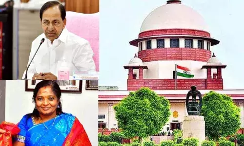 Telangana govt vs Governor : గవర్నర్కు నోటీసులు జారీ చేస్తామన్న ధర్మాసనం.. సొలిసిటర్ జనరల్ వాదనతో..