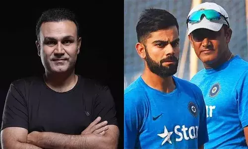 కోహ్లీ-కుంబ్లే వివాదంపై సెహ్వాగ్ సంచలన వ్యాఖ్యలు.. కోచ్గా నన్ను రమ్మని కోరాడు..!