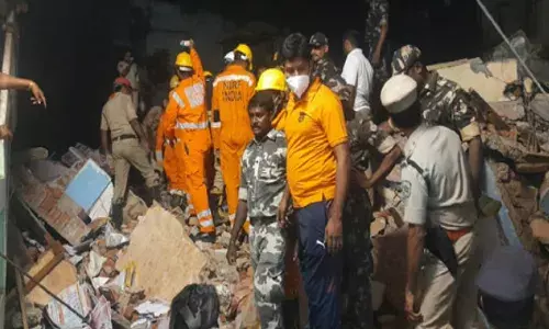 Building collapsed, Visakhapatnam