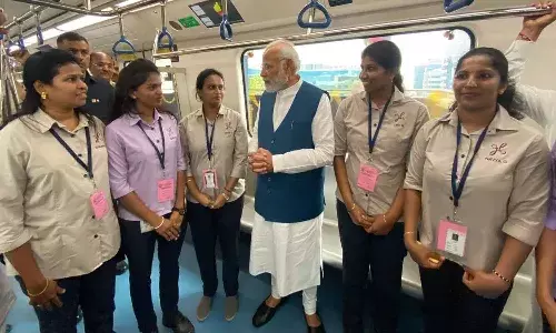 బెంగళూరులో కొత్త మెట్రో లైన్‌ను ప్రారంభించిన‌ ప్రధాని మోదీ