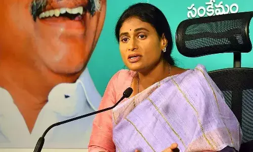 TSPSC office, YS Sharmila