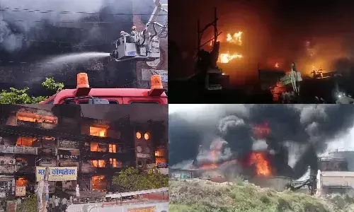 Kanpur, Uttar Pradesh,  500 shops gutted