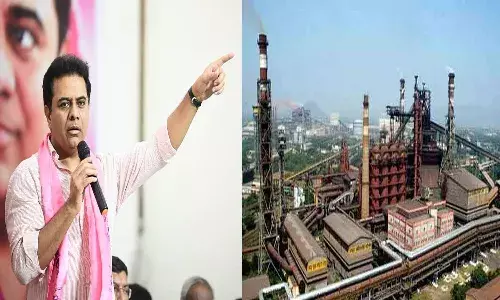 Minister KTR, Vizag Steel Plant