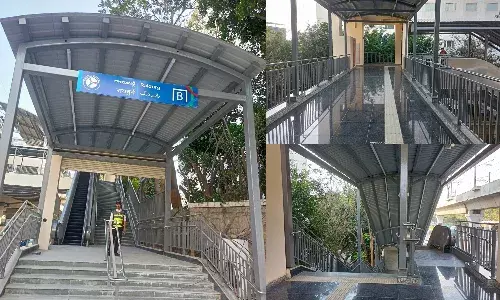 Raidurg metro station, IT employees, Hyderabad metro