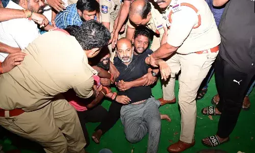 BJP national leaders , Bandi Sanjay arrest, Telangana