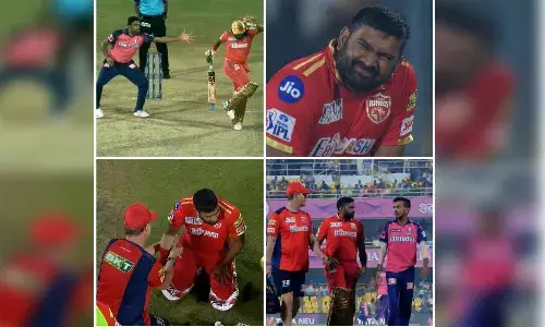 ధావన్ షాట్ ధాటికి నొప్పితో విలవిలలాడిన భానుక రాజపక్సే