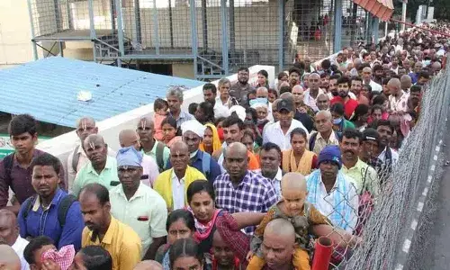 Tirumala , Devotees Crowd , TTD